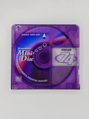 Maxell MD 74 Mini Disc used