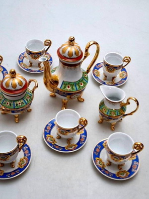 Комплект за сервиране на кафе Royal Fine Porcelain като нов