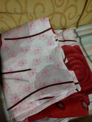 Double bed sheet like new 2.60x2.40