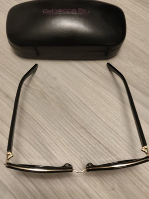 Lussile women's glasses like new, black and gold