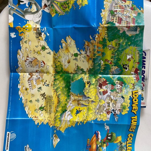 Nintendo Game Boy Color употребяван с Looney Tunes Martian Alert пълен