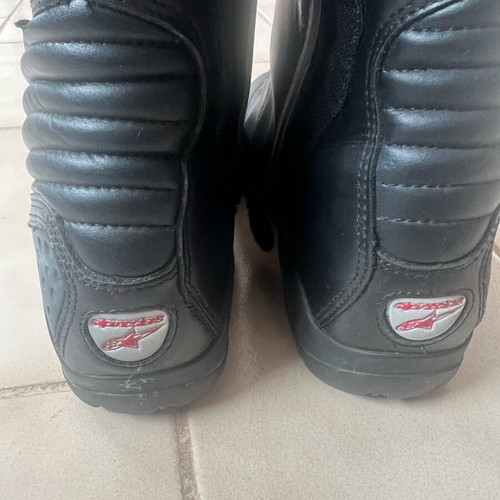 Alpinestars motorcycle boots like new, size 42, black