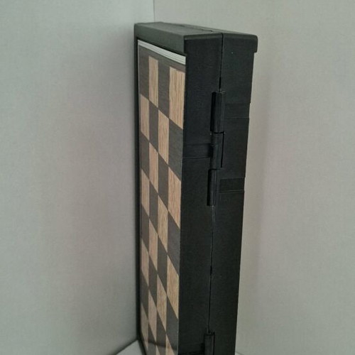 Portable Magnetic Chess Set like new, foldable for travel