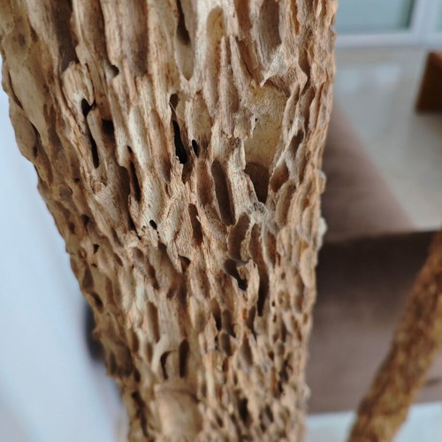 Driftwood Art Sculptures set of 2 like new, natural design