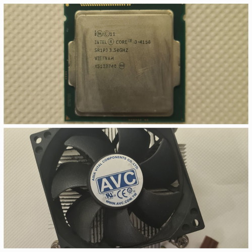 Intel Core i3-4150 processor used with AVC cooler LGA1150/1155