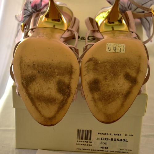 Dolce & Gabbana luxury sandals size EU 40 beige like new