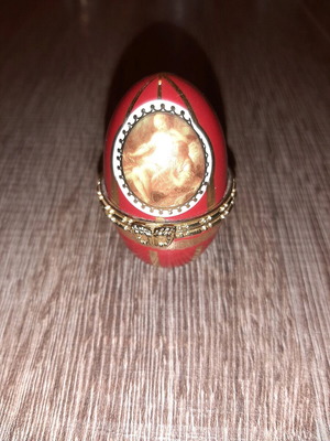 Porcelain boxes new, set of 6 pieces