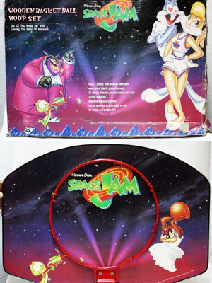 Vintage 1996 Space Jam Μπασκέτα Ταμπλώ Μεταλλικό Στεφάνι και Δυχτάκι Καινούργια