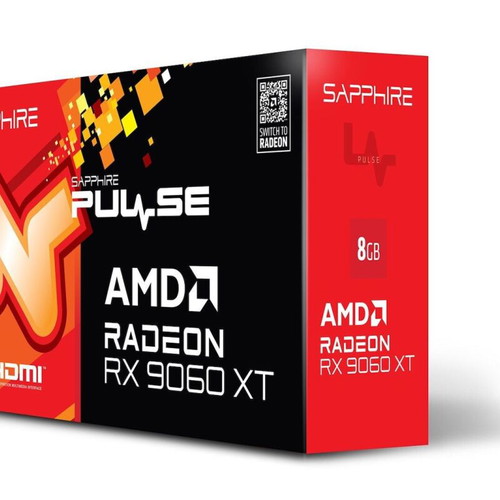 Sapphire Radeon RX 9060 XT 8GB GDDR6 graphics card new