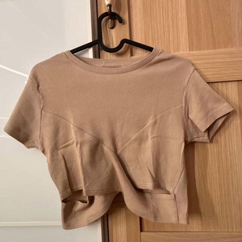 Crop top beige size M like new