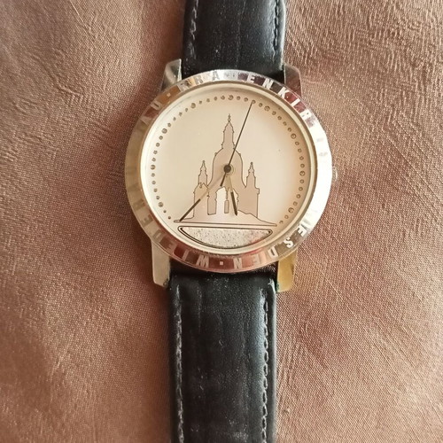 Sonderedition Frauenkirche Dresden wristwatch like new, leather strap