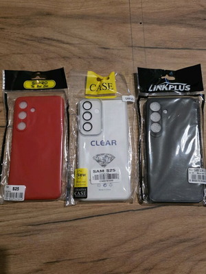 Samsung S25 phone cases new, pack of 3 colors
