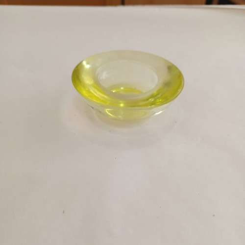 Glass candle holder for tealight like new
