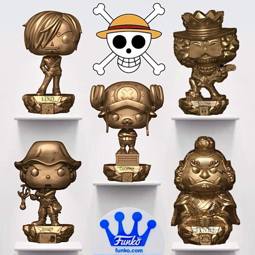 Funko Pop One Piece Bronze Collection new, pack of 5 figures