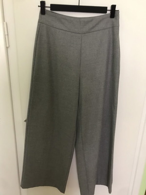 M&S Marks and Spencer women's wide-leg pants, grey