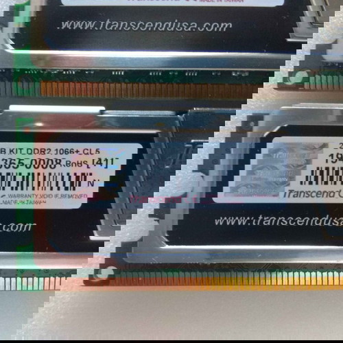 4x1GB DDR2 1066MHz Transcend Axe