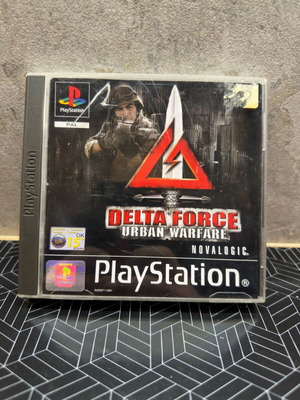 Delta Force Urban Warfare PlayStation 1 μεταχειρισμένο, κασετίνα με σημαδια