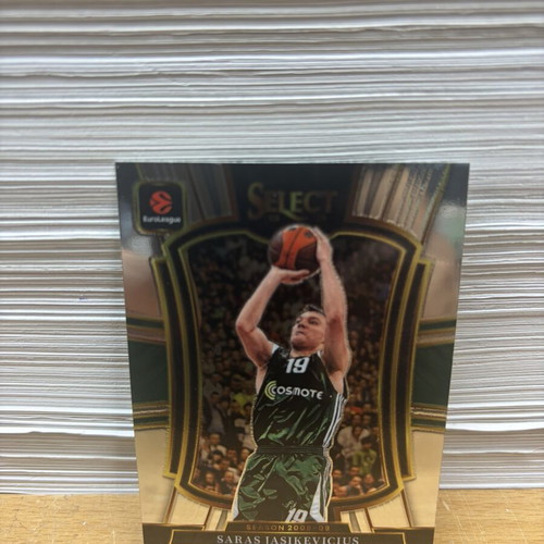 2025-26 Select Euroleague Saras Jasikevicius Base Card new