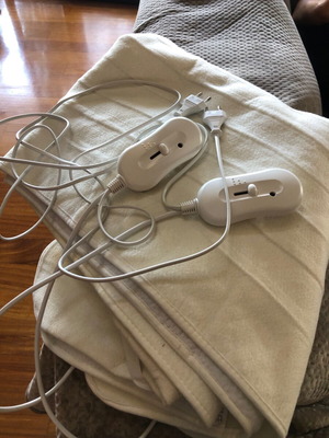 Electric double blanket unused