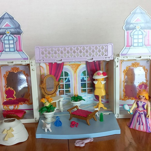 Playmobil Castle with Princess like new, foldable with lock