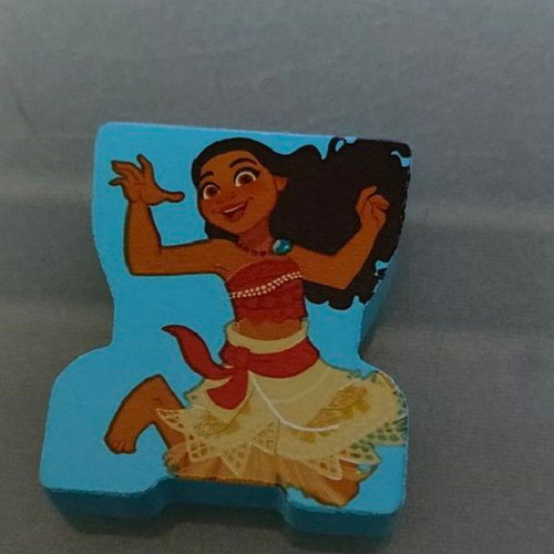 Disney Moana Wooden Collectible Game Piece like new
