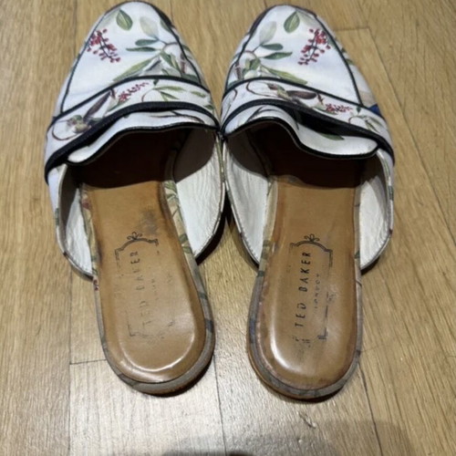 Ted Baker floral mules used, size 37
