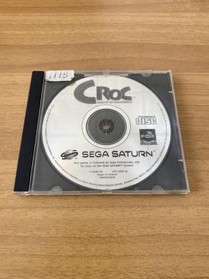 Croc Sega Saturn CD used with surface scratches
