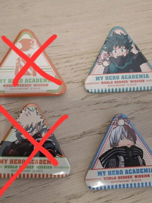 My Hero Academia Καρφίτσες Καινούργιες Πολύχρωμες