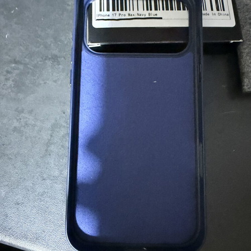 17 Pro Max case blue with ring holder new