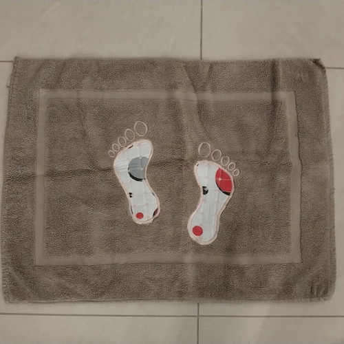 Cotton Bath Mat like new, 65x48 cm
