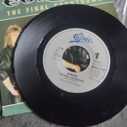 Europe The Final Countdown 7'' vinyl single