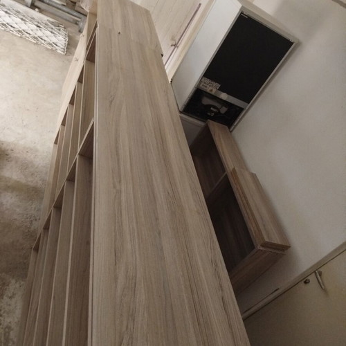 Cashier counter for business, 3 meters, melamine