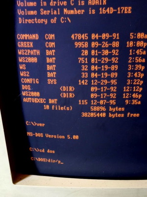 Η/Υ 386SX EGA HD 40 MB DOS 5.0 σε πολύ καλή κατάσταση