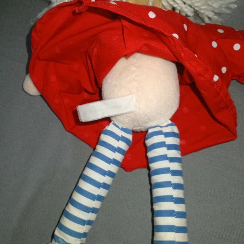 Vintage cloth doll 30cm like new