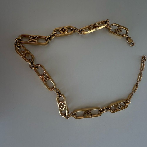 Louis Vuitton My LV Solid Chain necklace used, gold color