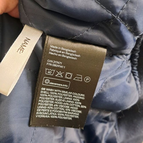 Teen Boys Jacket 14+, like new, blue