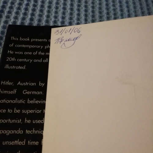 Hitler: A Pictorial Biography book by Peter Schwartz