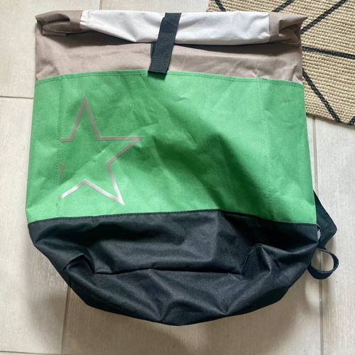ArGOODaki Roll-top Backpack like new, multicolor