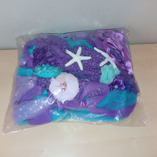 Mermaid Dance Costume with Tutu Skirt for Girls, Like New