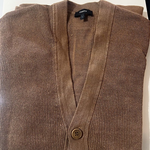 Theory cardigan new, brown, size L