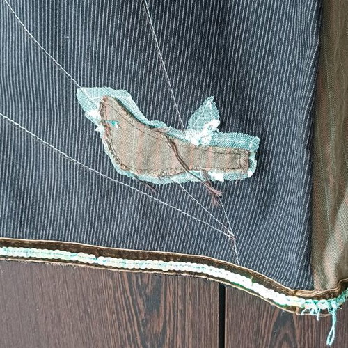 Youth Skirt with Handmade Design, Size M, Like New