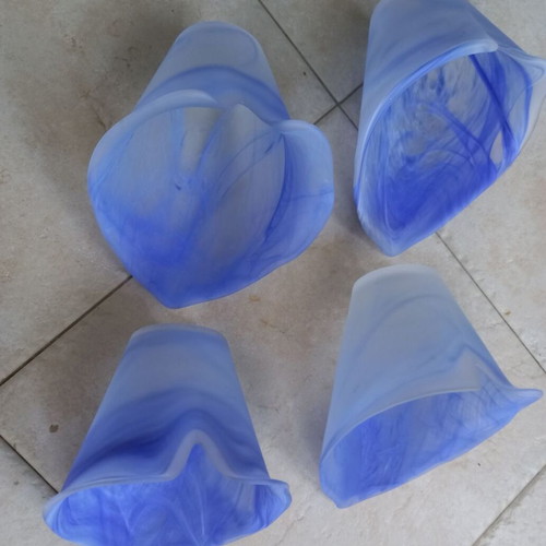 Glass lampshades for E14 bulbs like new