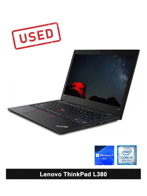 Lenovo ThinkPad L380 μεταχειρισμένο με i5-8350U, 8GB RAM, 120GB SSD, οθόνη αφής