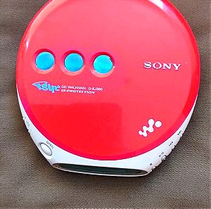 Sony Walkman D-EJ360 Red Portable CD Player(για αναταλλακτικα)