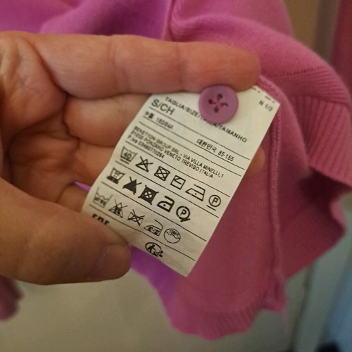 Benetton cardigan pink small 100% cotton like new, unworn