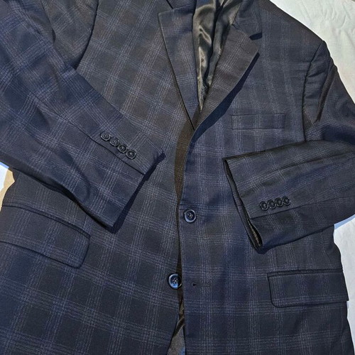 Calvin Klein men's checked jacket used, size L