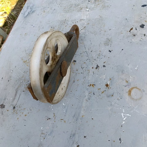 Winch used, suspension pulley