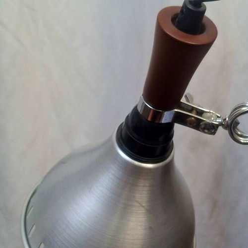 Ikea K0001 klemspot used with E27 fitting and cord