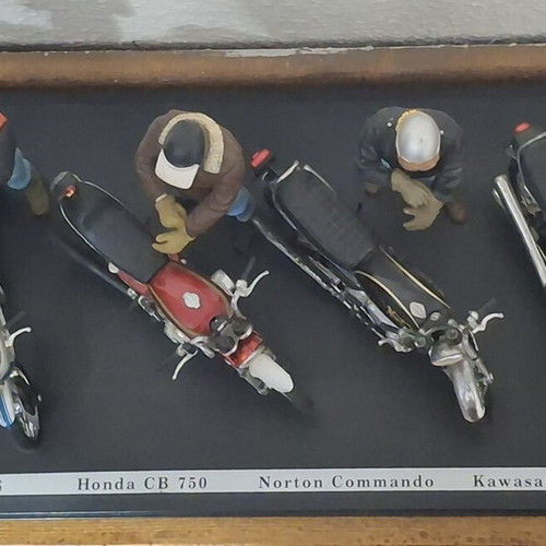 Joe Bar Team Collection Solido motorcycle set 1:18 scale, like new