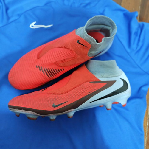 Nike Phantom 6 High Pro FG football shoes like new, red, size 46